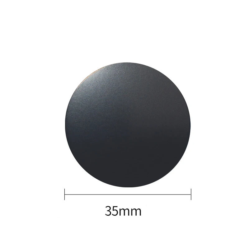 Matte black magnetic sheet adhesive metal plate for car