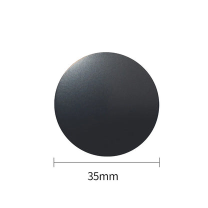 Matte black magnetic sheet adhesive metal plate for car