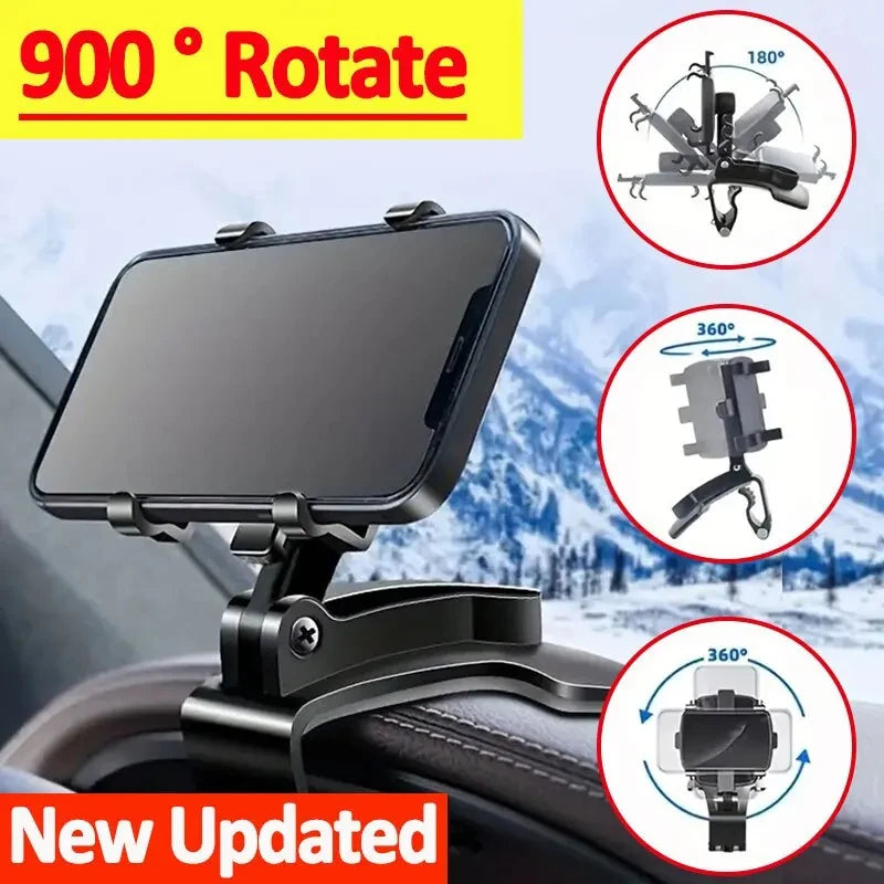 Universal Car Mobile Phone Holder Easy Clip Mount Stand Panel