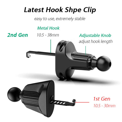 17mm Ball Head for Car Air Vent Mount Car Defogging Air Outlet Magnetic Car Mobile Phone Stand