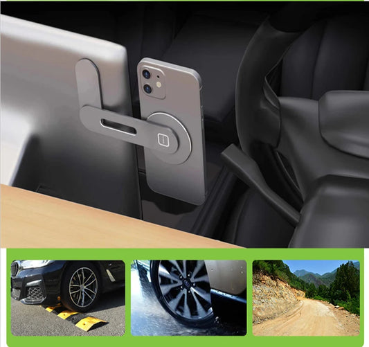 Invisible Foldaway Car Phone Mount Holder 15W Magnetic