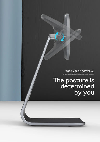 Desktop Magnetic Mobile Phones Holder Aluminum Bracket