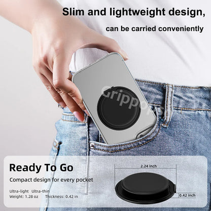 Grippopso Mobile Phone Finger Holder Socket Magnetic