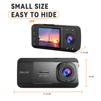 Newes 3Camera 1080P HD Dash Cam Hide Car Recording Camera
