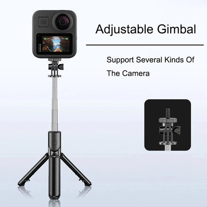 New Wireless Bluetooth Selfie Stick Tripod with Remote Extendable
