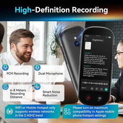 AI Voice Recorder with Playback Unlimited Transcription