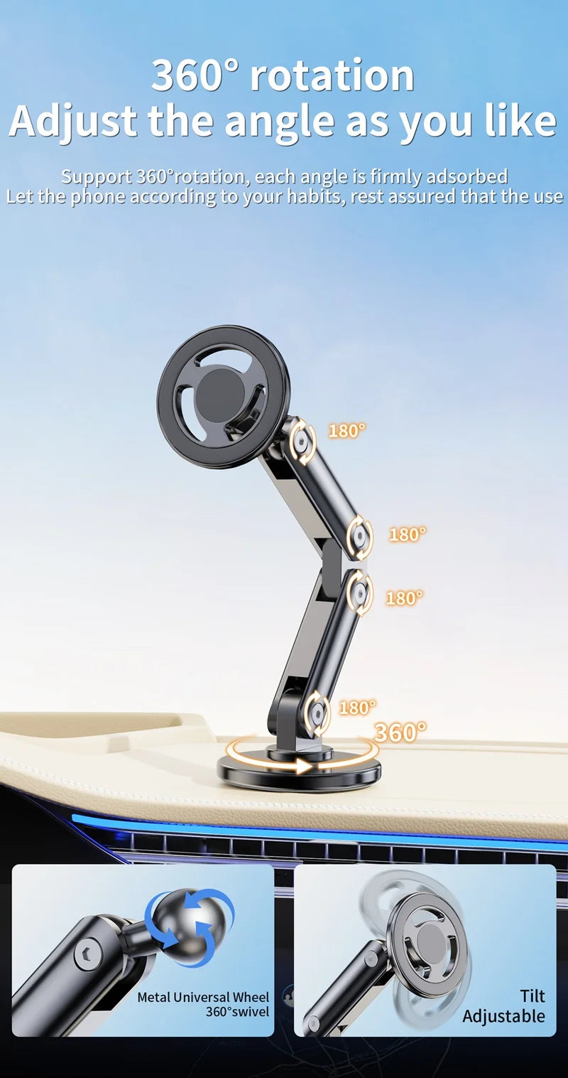 Universal Metal Car Magnetic Semiconductor Cooling Phone Holder