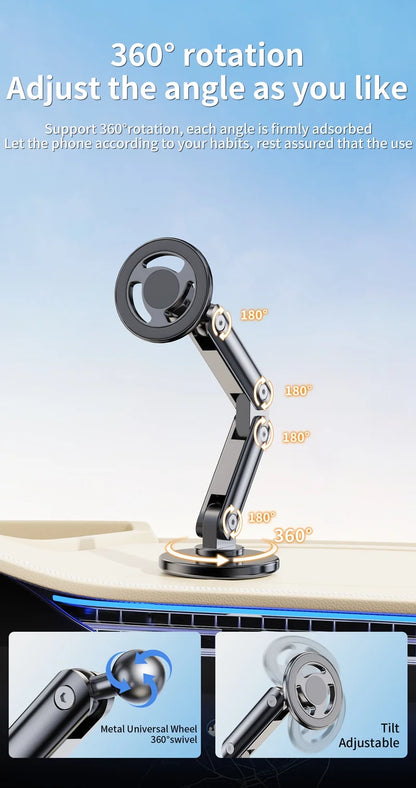 Universal Metal Car Magnetic Semiconductor Cooling Phone Holder