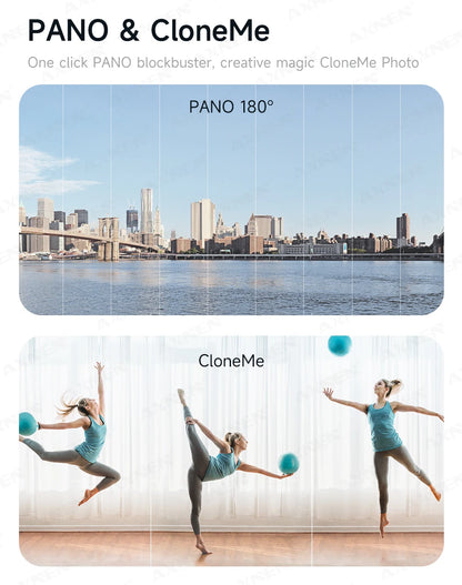 AXNEN AI Desktop Gimbal Tripod Extendable Selfie Stick