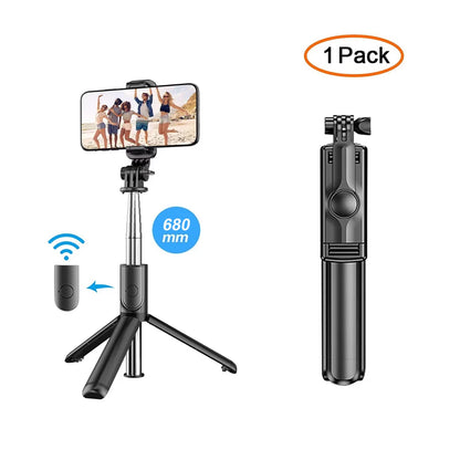 New Wireless Bluetooth Selfie Stick Mobile Phone Holder