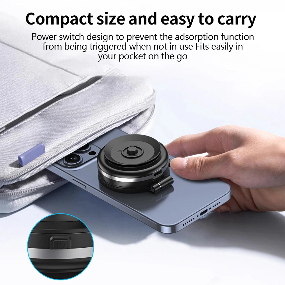 Car Phone Holder Magnetic Mount 360° Rotating Vacuum