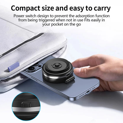Car Phone Holder Magnetic Mount 360° Rotating Vacuum