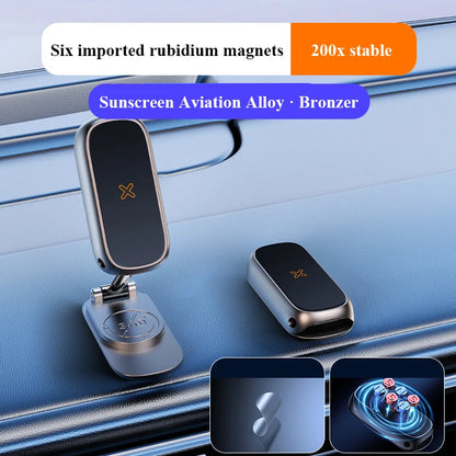 Magnetic Car Mount All-Metal Strongest Magnet Foldable
