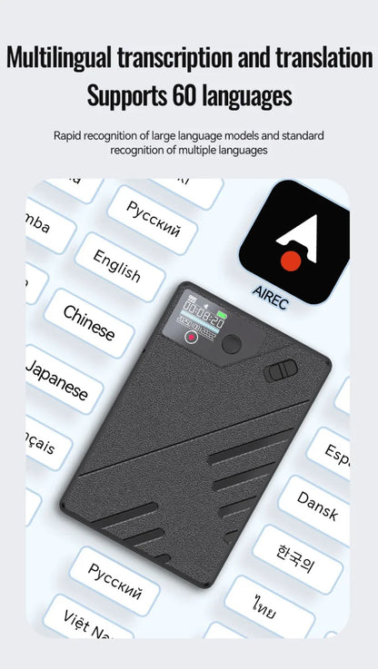 AI Voice Recorder ChatGPT APP Control Audio Mind Map Real Time