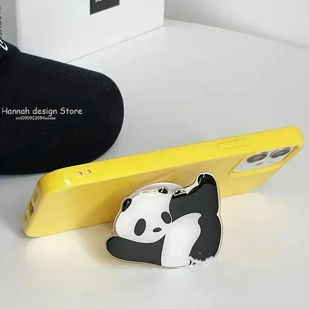 Panda Cute Cartoon Design Hand Grip Handle 360° Phone Holder