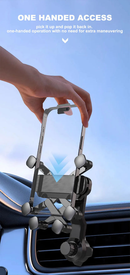 SEAMETAL Car Phone Holder Gravity Auto Cellphone Stand Mount