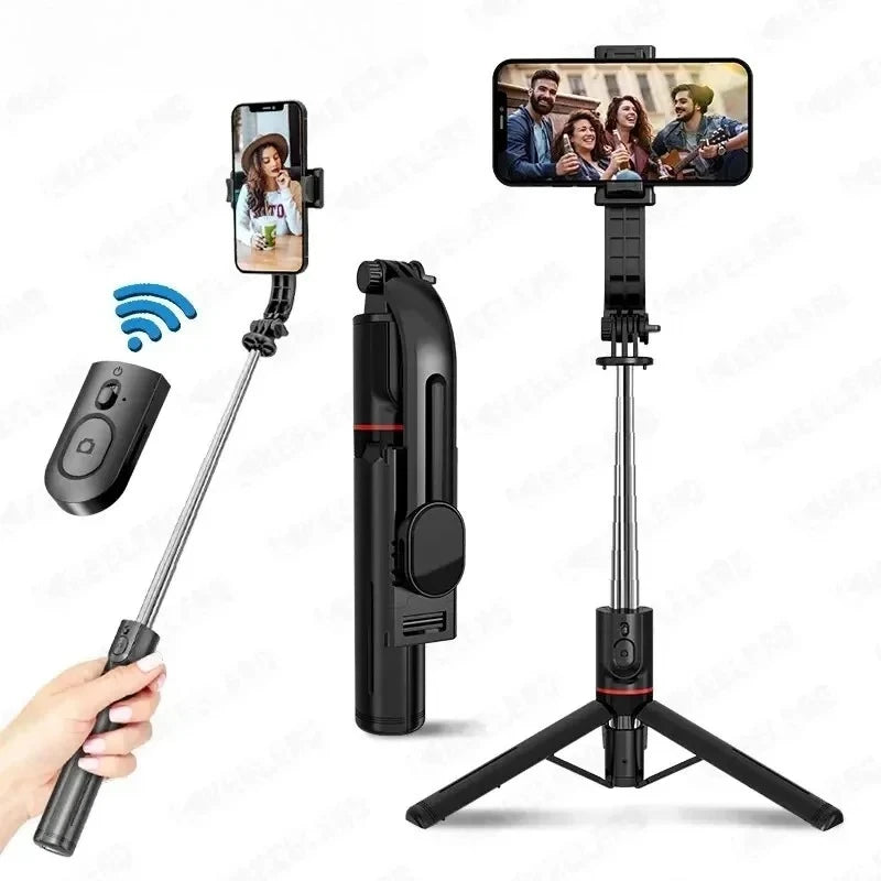 Wireless Selfie Stick for Smartphone 44 Inch Tripod