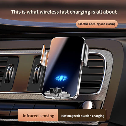 66W Magnetic Head Charger Car Mobile Phone Holder