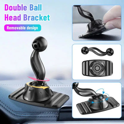 Universal 17mm Ball Head Car Dashboard Sticker Base
