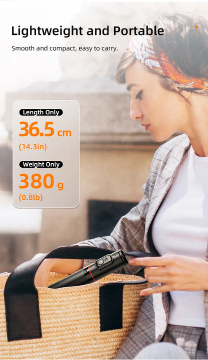 C10 Selfie Stick 72 Inch Aluminum Alloy with Wireless Bluetooth