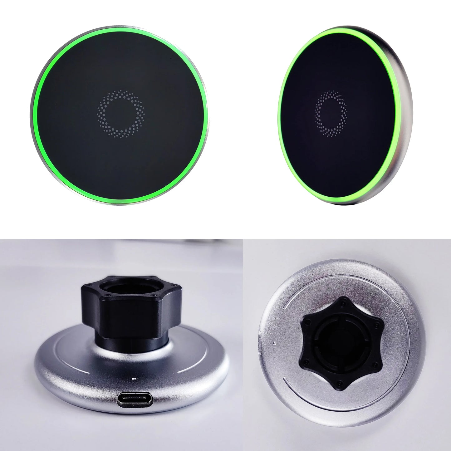 Magnetic Phone Holder 15W Wireless Charging Phone Stand