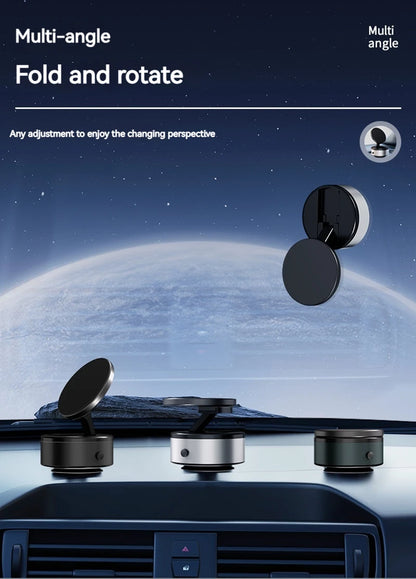 Electric Vacuum Suction Magnetic Car Phone Wireless Charger Holder