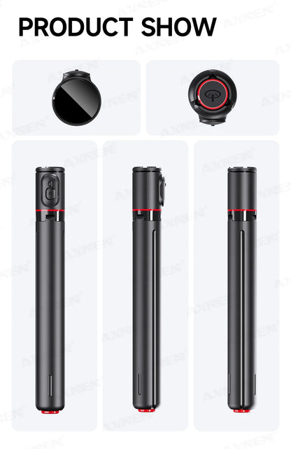 Bluetooth Selfie Stick Tripod Auto Pop-Up Foldable Holder