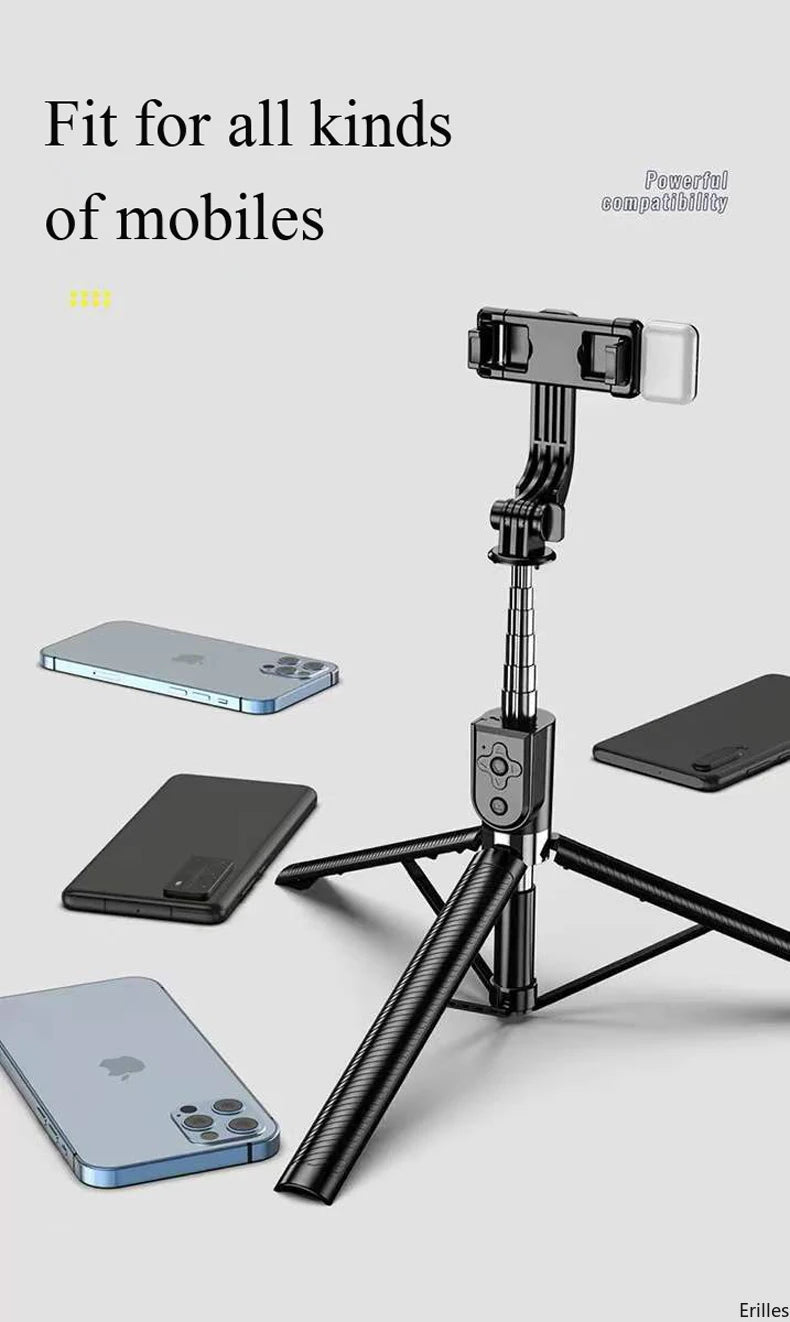 1.67M Long Extended Bluetooth Wireless Selfie Stick Live