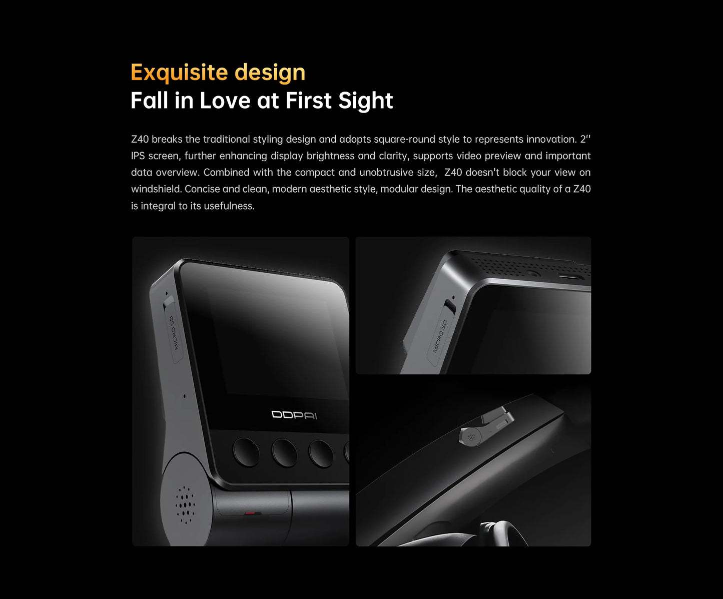 DDPAI Z40 Dash Cam Car Camera Recorder Wifi DVR