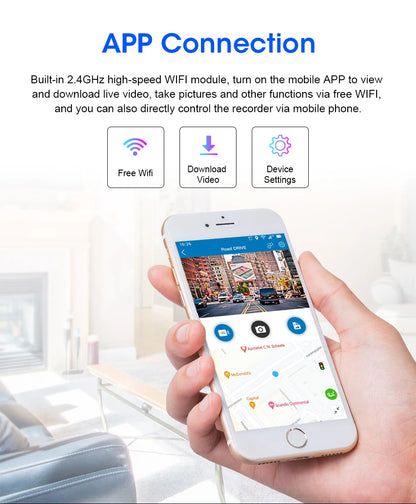 10/11.26 Inch 4K DVR Wireless CarPlay & Android Auto Dash Cam