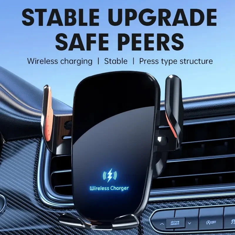 Wireless Car Charger Air Vent Fast Charging Phone Holder