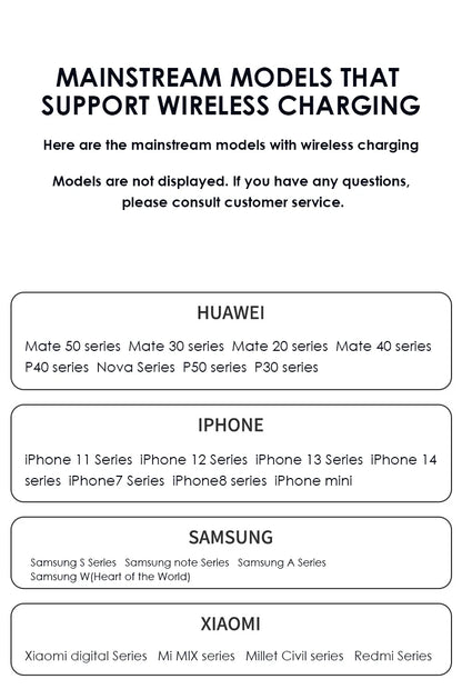 Wireless Car Charger Air Vent Auto Clamping Super Fast Charging