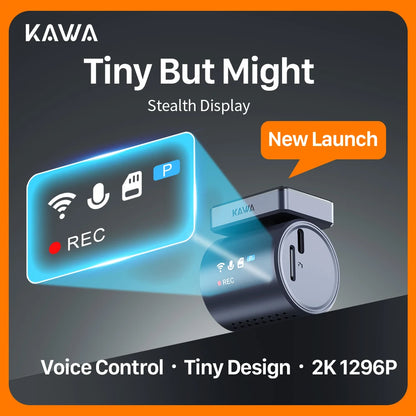 2K KAWA MINI 3 Pro Cameras for Car DVR Tiny Dash Cam
