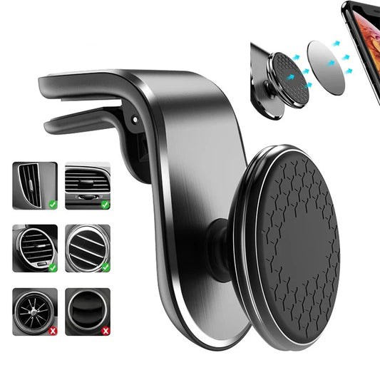 Magnetic Car Phone Holder Universal Air Vent Car Phone Mount