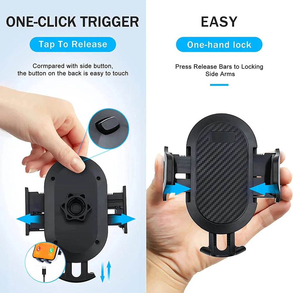 Car Phone Mount Long Arm Suction Cup Sucker Car Phone Holder