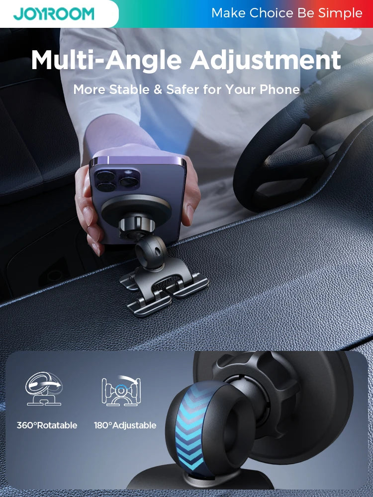 Joyroom Magnetic Phone Holder for Car Fit Curved Surfaces