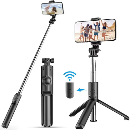New Wireless Bluetooth Selfie Stick Mobile Phone Holder