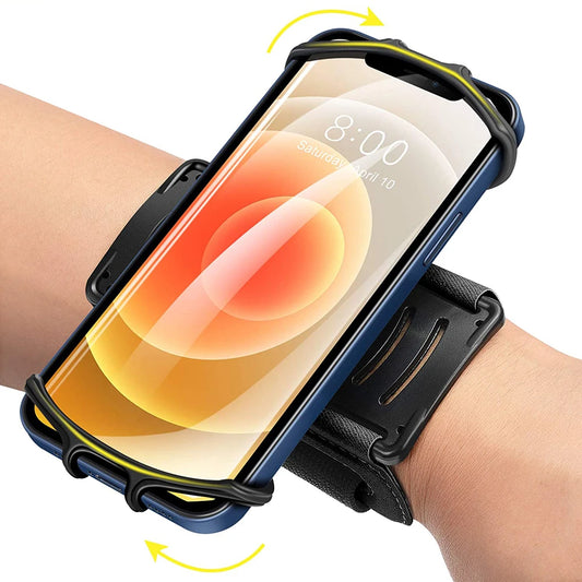 Running Wristband Phone Holder 360°Rotation Detachable Sports