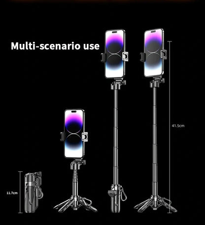 Portable Bluetooth Selfie Stick Tripod with Remote