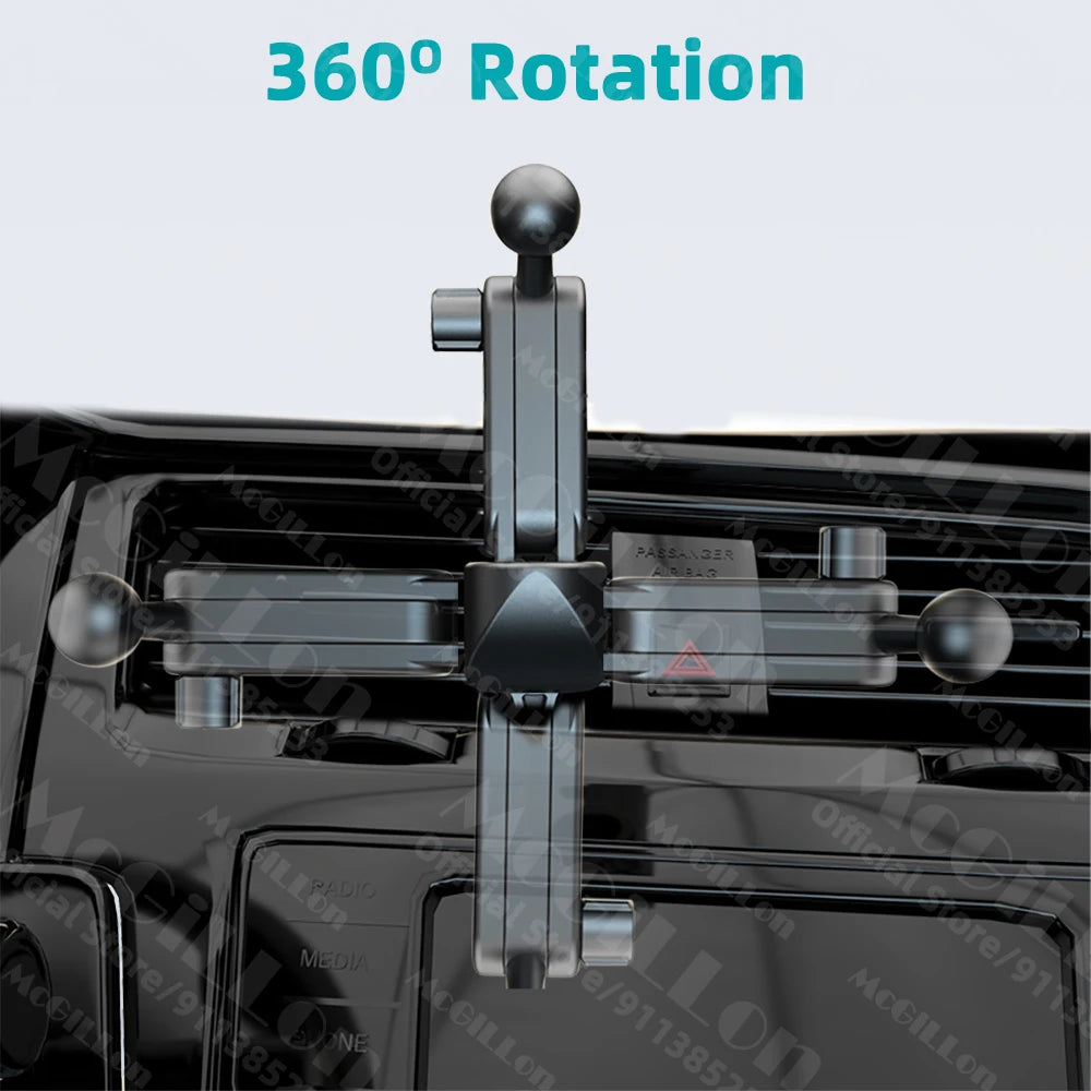 17mm Ball Joint Extension Arm Adapter for Car Air Outlets Phone Stand