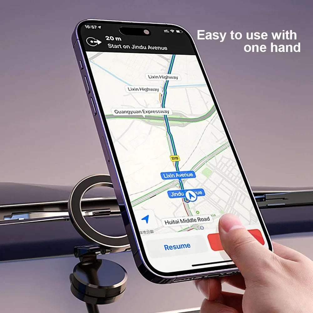 Magnetic Car Phone Holder For Vehicles Mobile Support