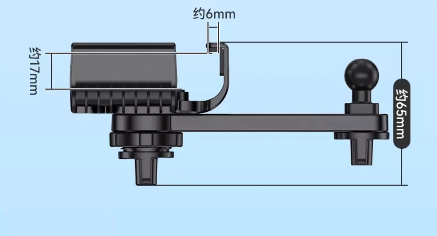 Magnetic Car Phone Holder Car Display Screen Side Rotation