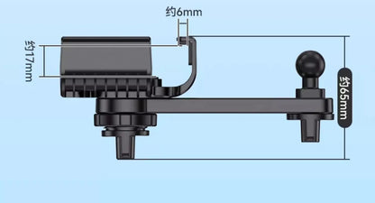 Magnetic Car Phone Holder Car Display Screen Side Rotation