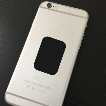 Matte black magnetic sheet adhesive metal plate for car