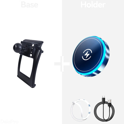 Car Phone Holder Wireless Charger Magsafe Holder Auto Clamping