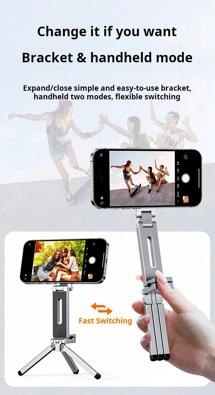 Travel Phone Holder Tripod Magnetic Phone Mount