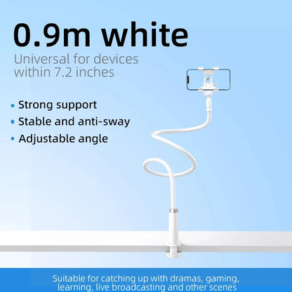 90cm Phone Holder Stand Lazy Bracket Headrest Bed 360