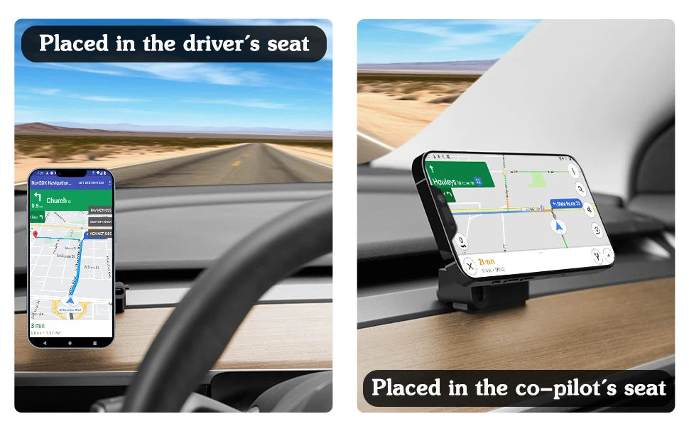 TEEQ Car Phone Holder Lossless Mount Magnetic Wireless Charger