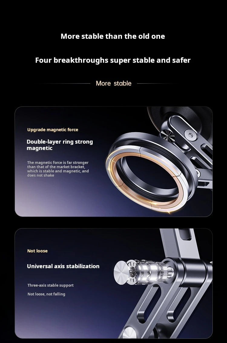 Magnetic Vacuum Adsorption Car Mount Mobile Phone Holder