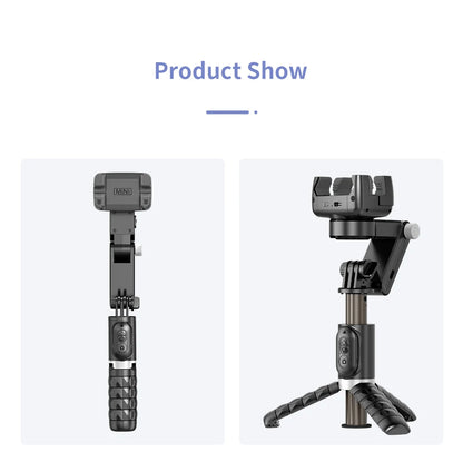 Bluetooth Smartphone Gimbal Stabilizer with Extendable Stick